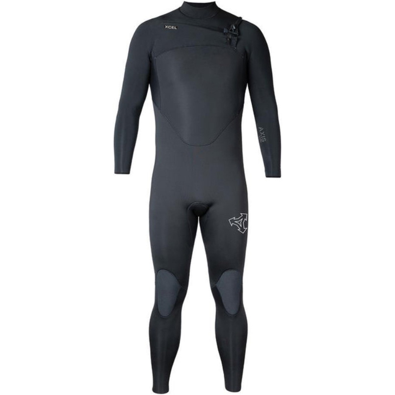 2026 Xcel Da Uomo Axis 4/3mm Chest Zip Muta ME43ZAX5 - Black